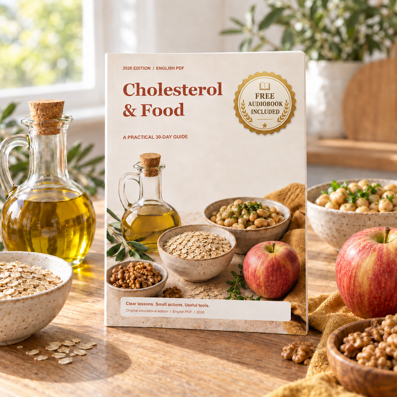 Cholesterol & Food — PDF + Free Bonus Audiobook