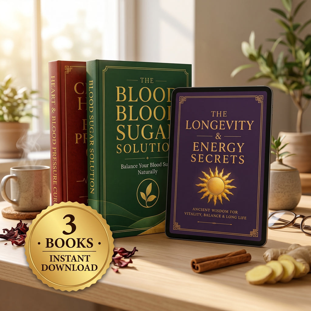 The Complete Chinese Healing Collection Heart · Blood Sugar · Longevity — All 3 Books