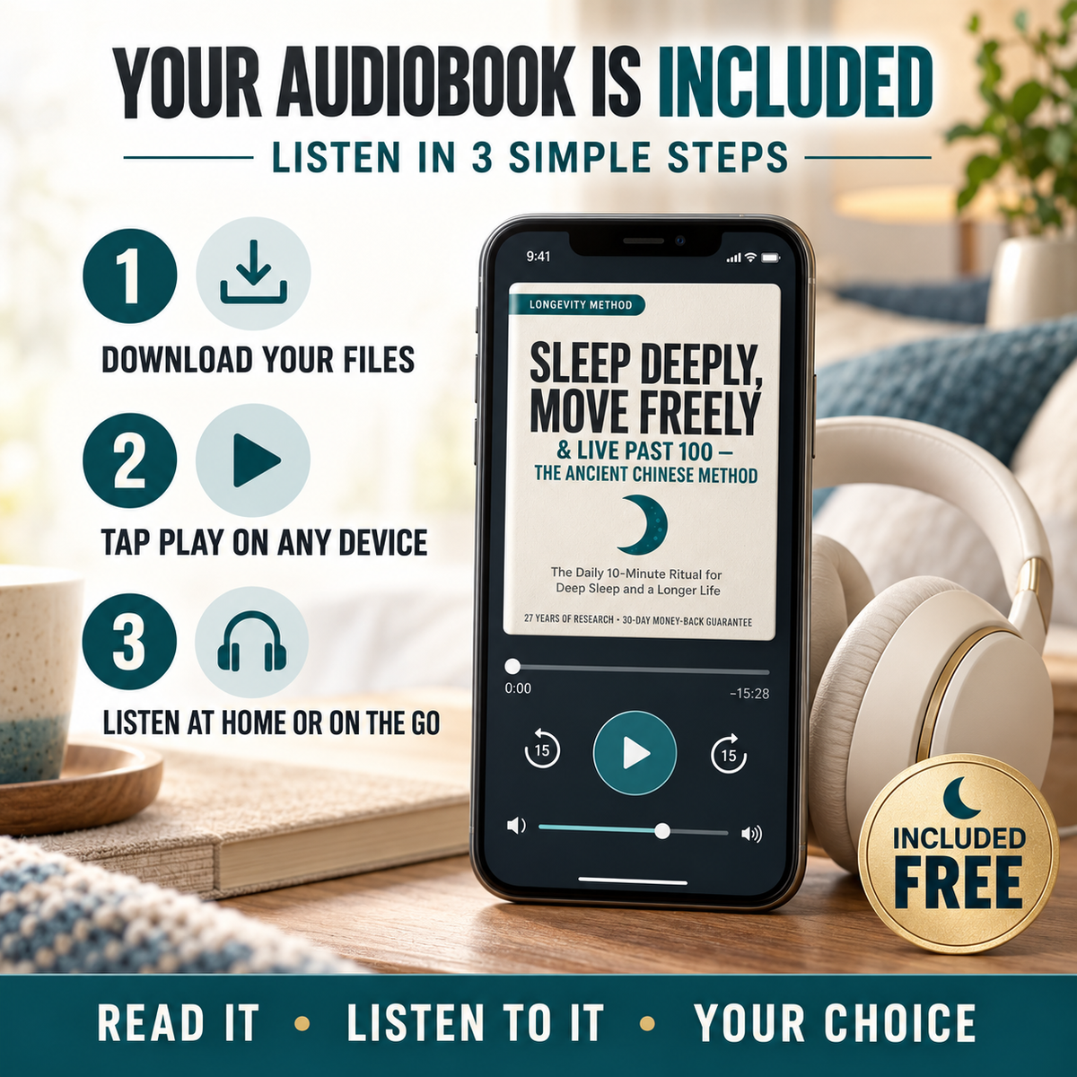 Sleep Deeply, Move Freely — The Ancient Chinese Method + Tracker