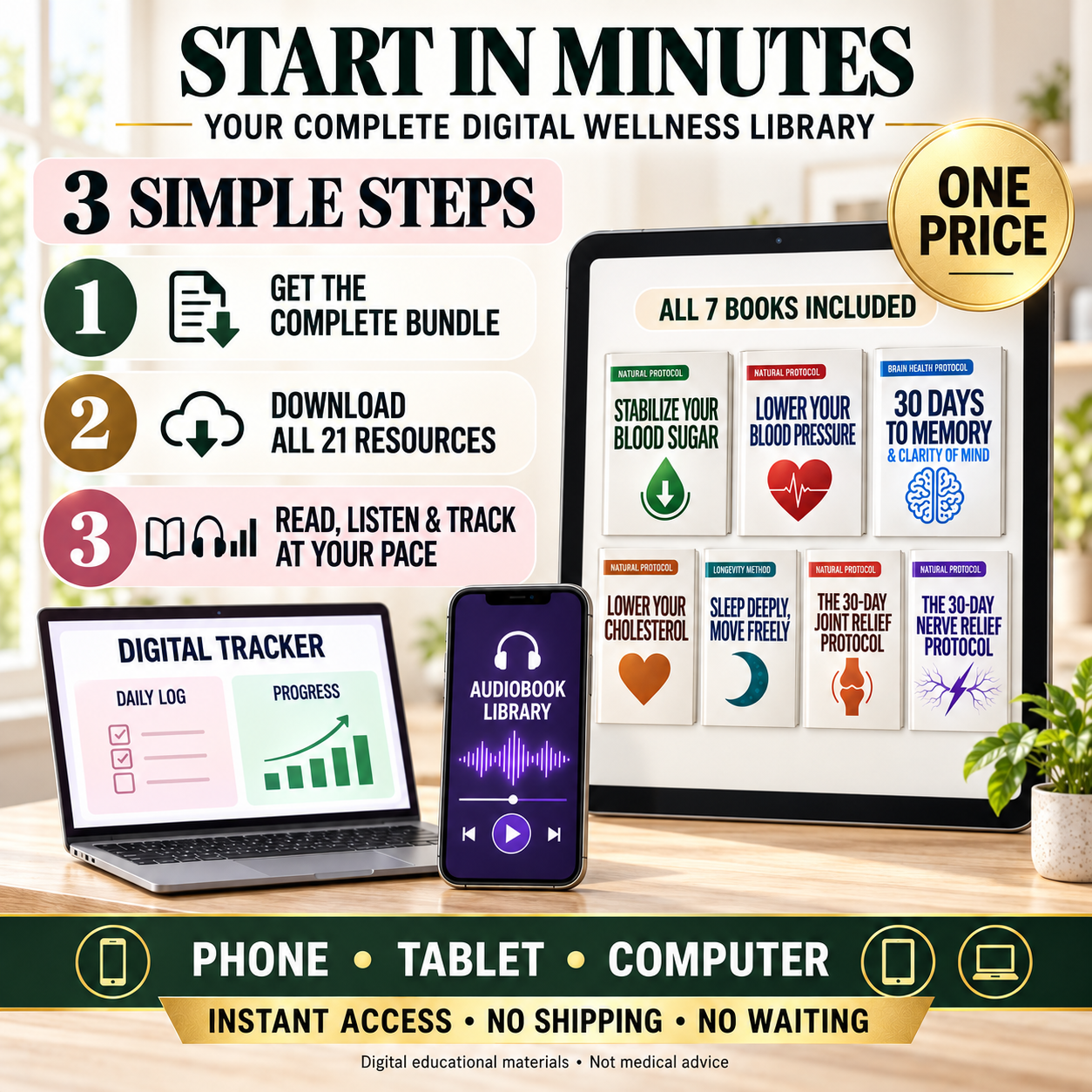 The Complete Collection — 7 Guides, 7 Trackers, 7 Audiobooks