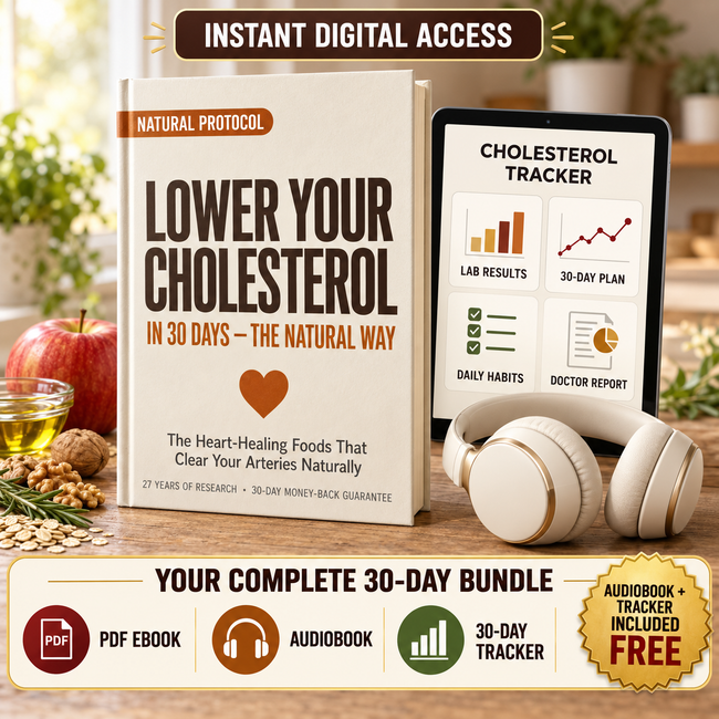 Cholesterol: A 30-Day Wellness Guide — eBook, Audiobook & Tracker