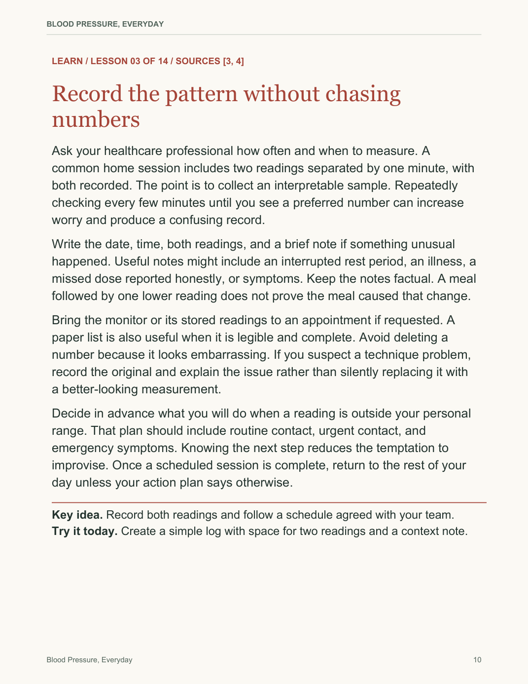 Blood Pressure, Everyday — sample PDF page 10
