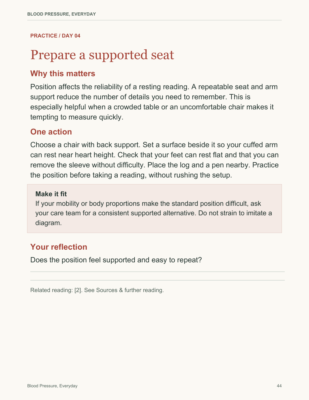 Blood Pressure, Everyday — sample PDF page 44