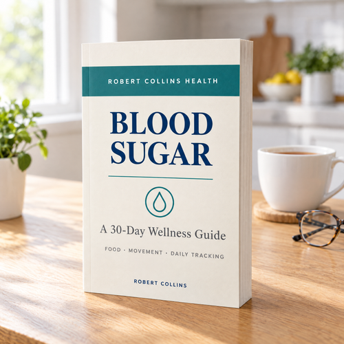 Blood Sugar: A 30-Day Wellness Guide by Robert Collins — front cover