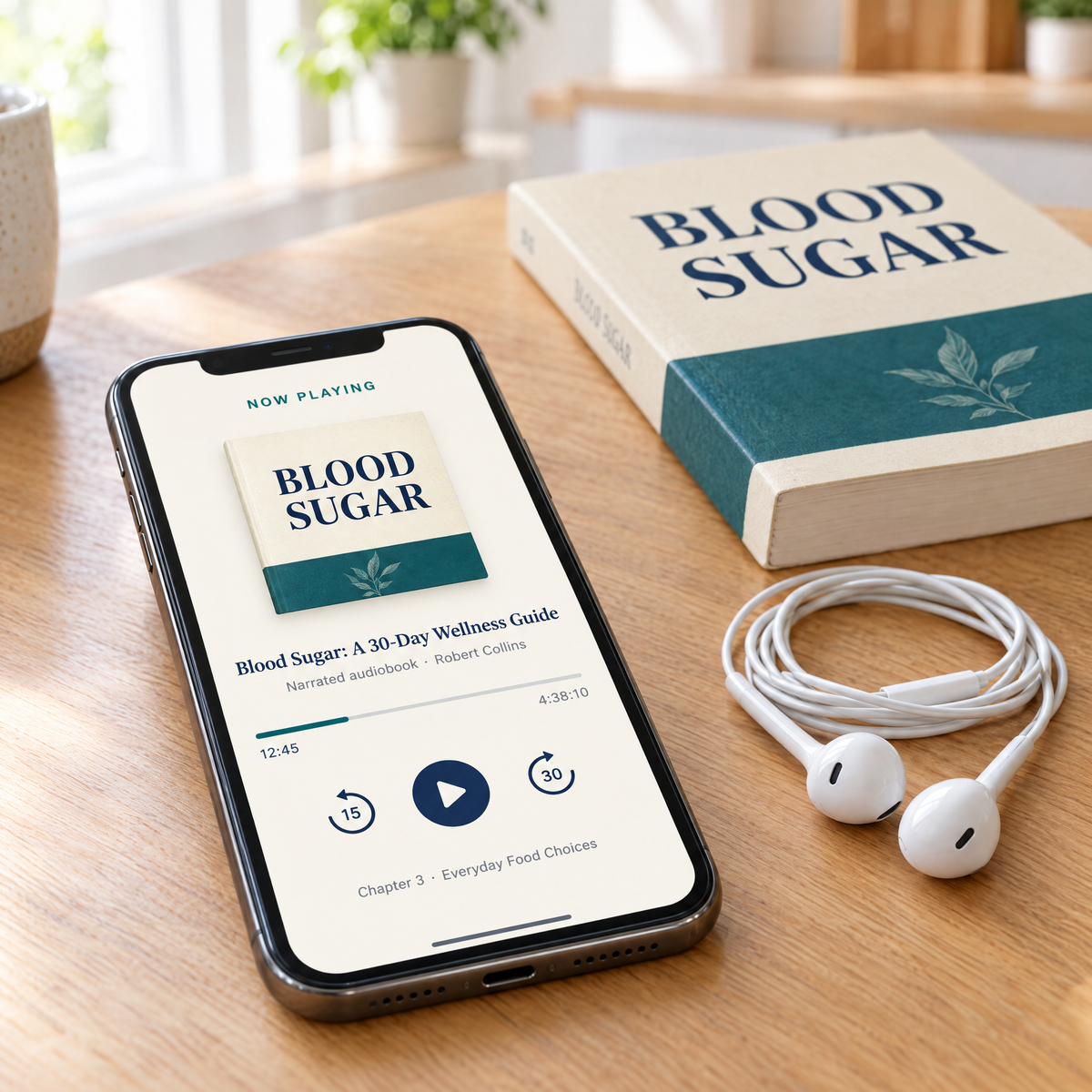 Included narrated audiobook — listen on your phone