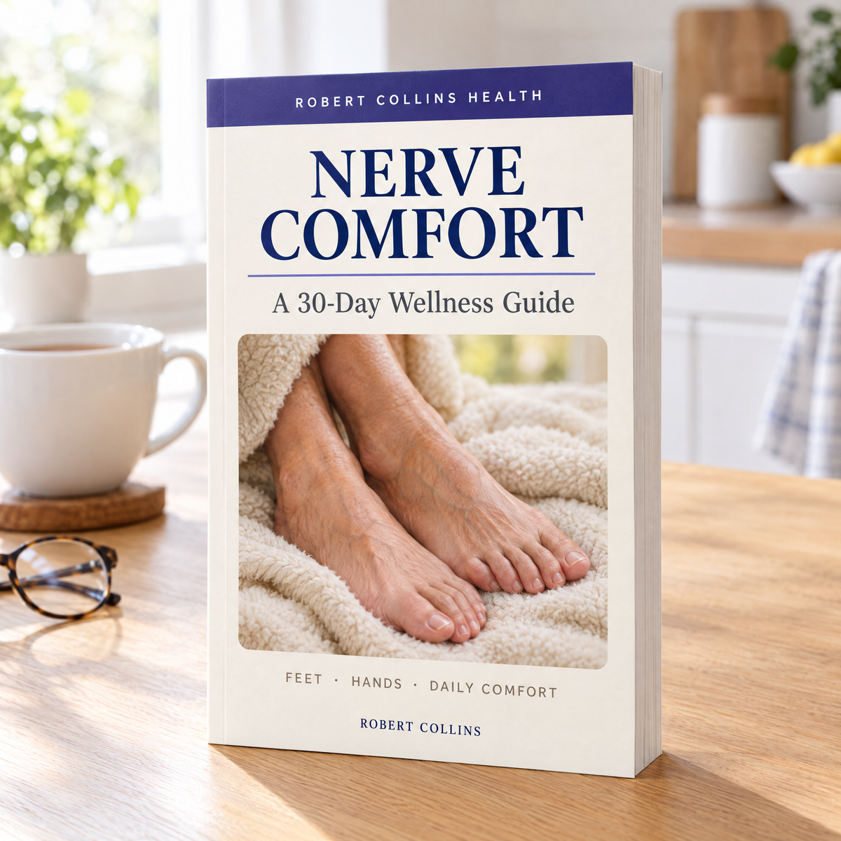 Nerve Comfort: A 30-Day Wellness Guide by Robert Collins — front cover