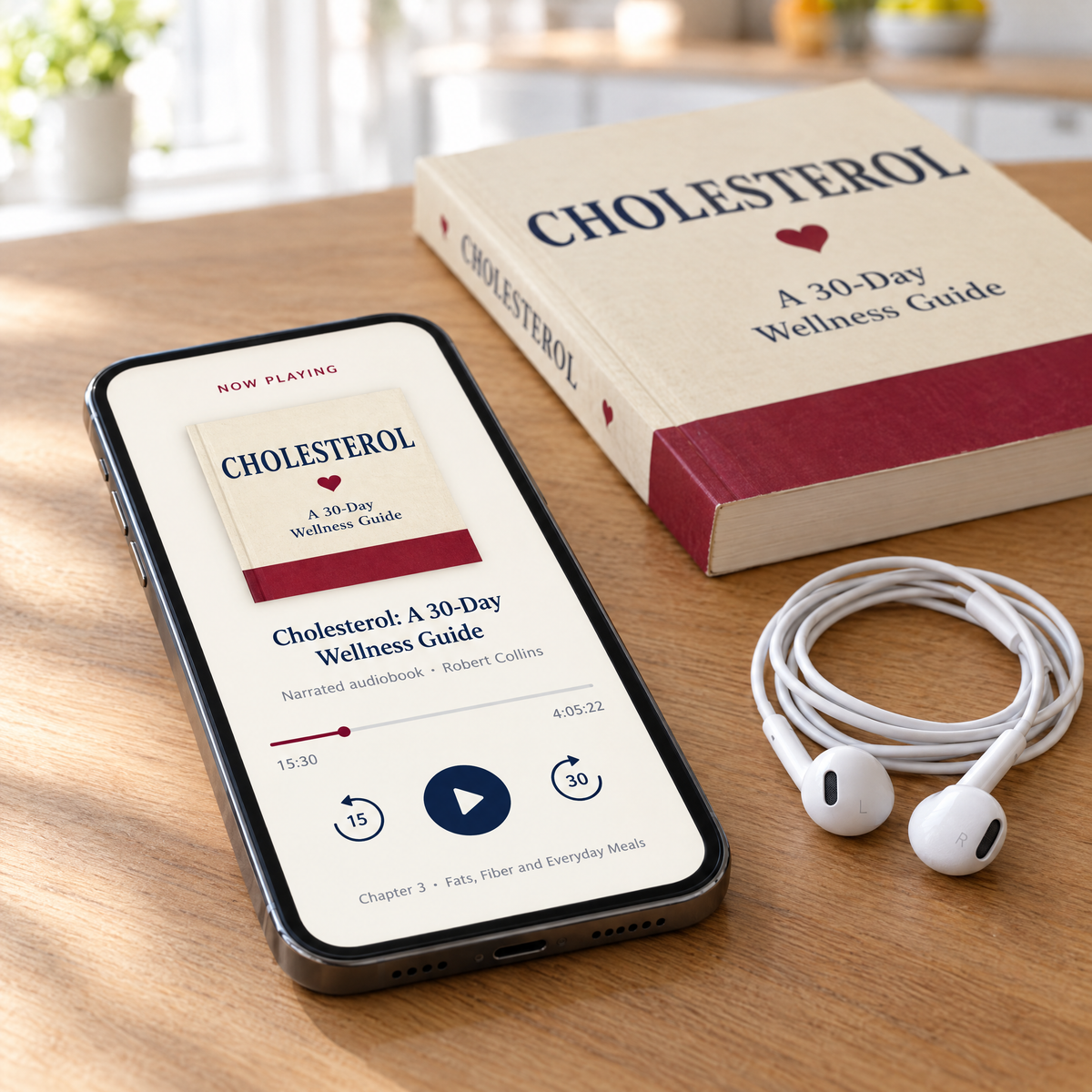 Included narrated audiobook — listen on your phone