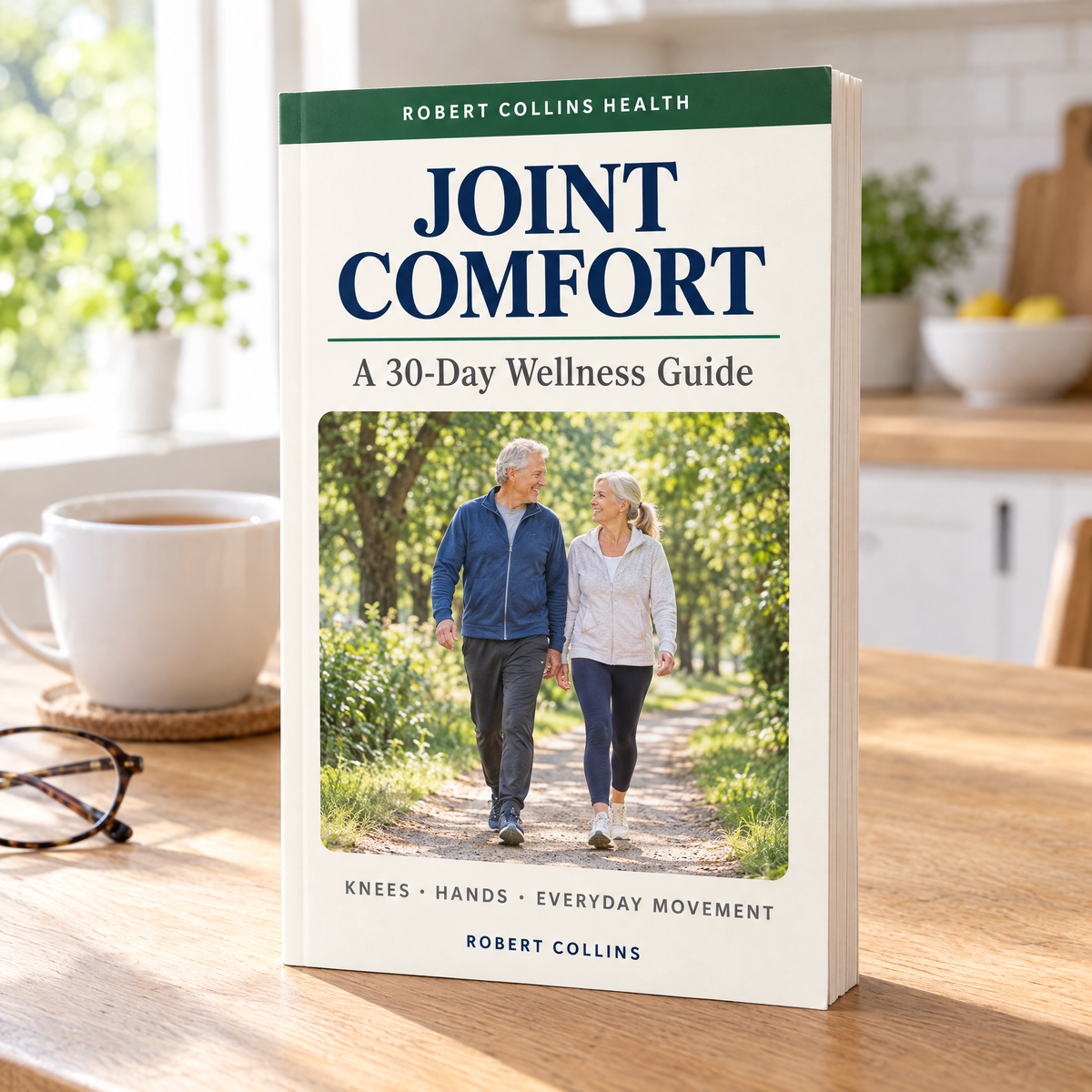 Joint Comfort: A 30-Day Wellness Guide by Robert Collins — front cover