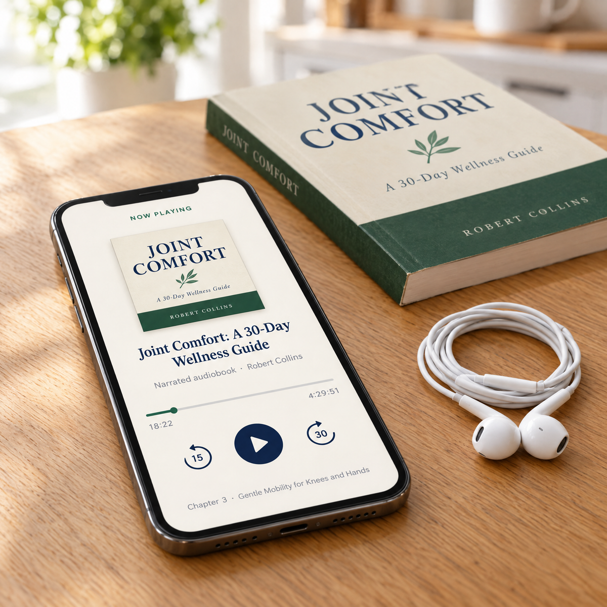 Included narrated audiobook — listen on your phone