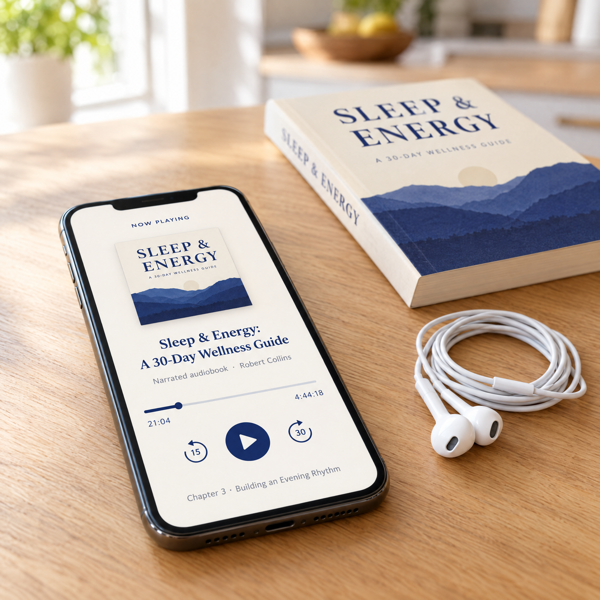 Included narrated audiobook — listen on your phone
