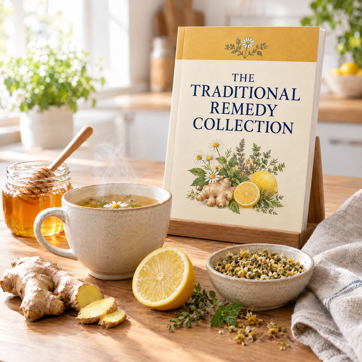 Familiar kitchen ingredients used in the remedies