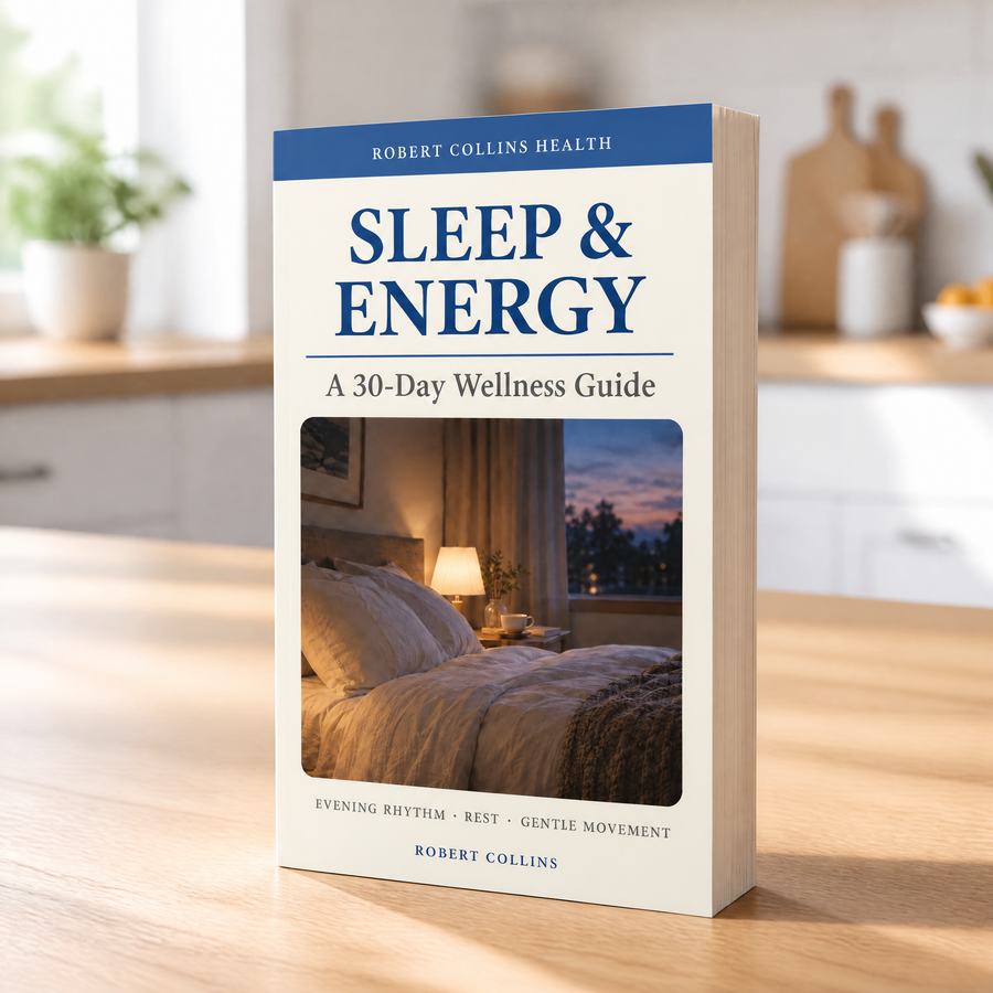 Sleep &amp; Energy: A 30-Day Wellness Guide — eBook + Audiobook + Tracker